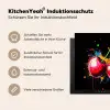 Kersen - Fruit - Graffiti - Verf - Abstract - Modern - Kleurrijk Inductie beschermer vinyl 3mm middel -tsfeer2_DE