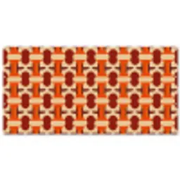 Geometrisch - Retro - Oranje Balkonbeschermer Duitsland klein 596 -zz_3d