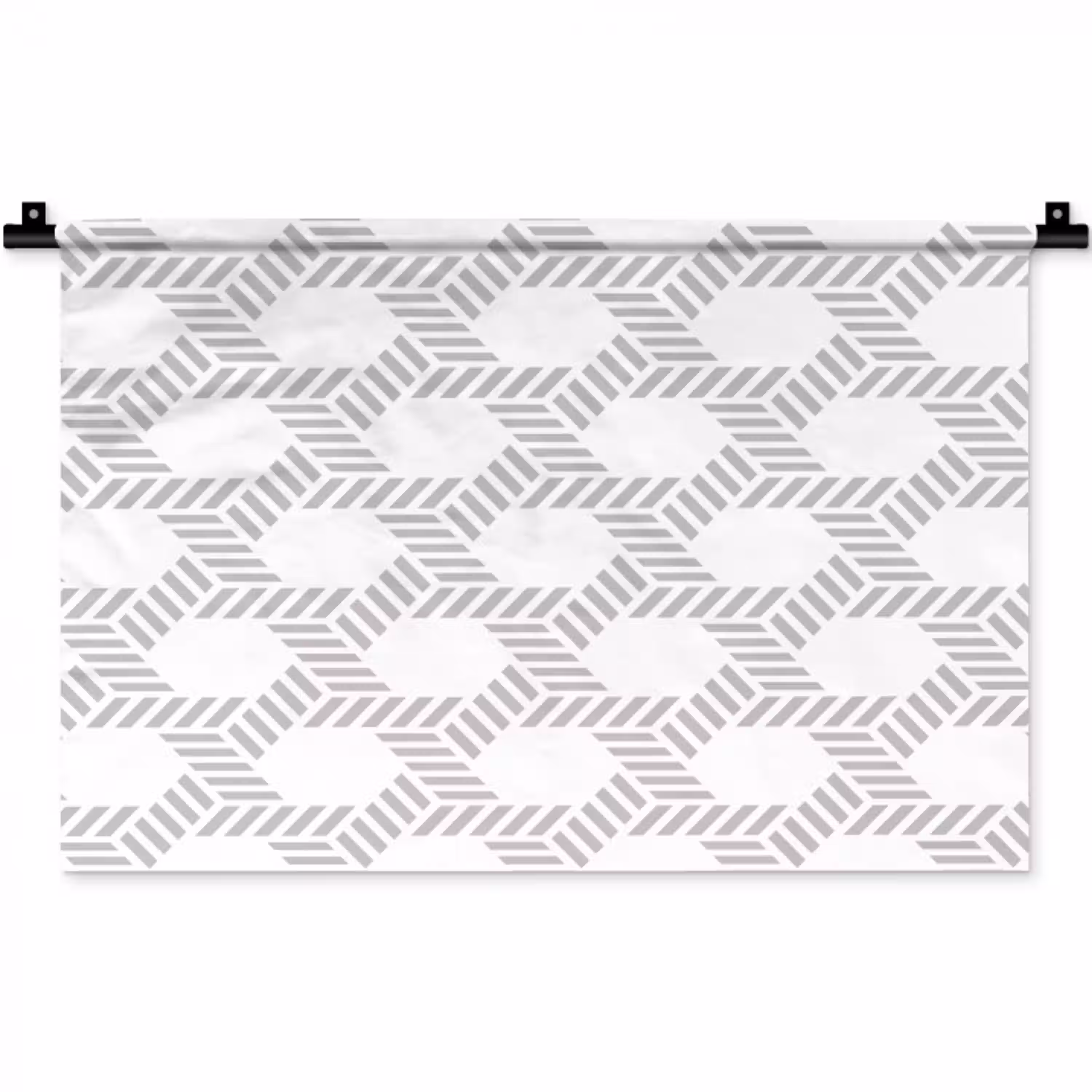 Grafisch - Patroon - Modern -  Opvallend - Begrensd Wandkleed katoen klein 269 -zz3d
