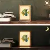 Felgeel - Vis - Strepen - Vinnen Light Box met kabel (Tafellamp) klein -sfeer3
