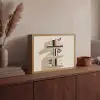 Plankjes - Boeken - Vaasjes - Planten Light Box met batterij (Wandlamp) middel -sfeer2