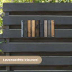 Hout - Planken - Gemengd tuinposter los doek klein -sfeer3