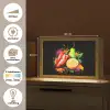 Paprika - Peer - Citroen - Graffiti - Verf - Abstract Light Box met kabel (Tafellamp) klein -USP_websiteoverzichtNL