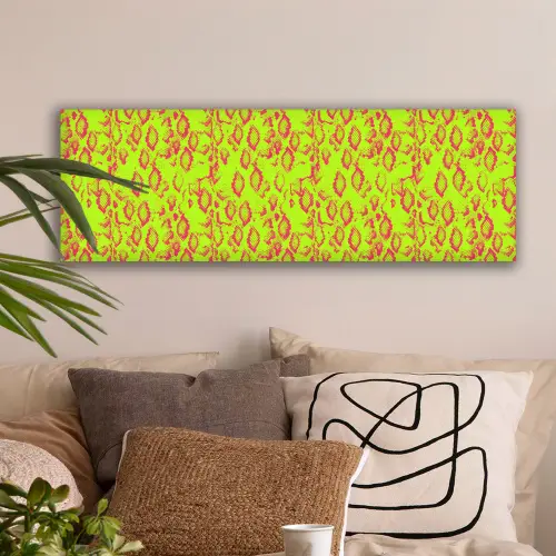 Slang - Neon - Groen - Roze canvas 2cm klein 828 -sfeer1