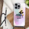 Piano - Pastel - Elegant - Dromerig Hoesje iPhone 16 Pro Max met koord klein -sfeer4