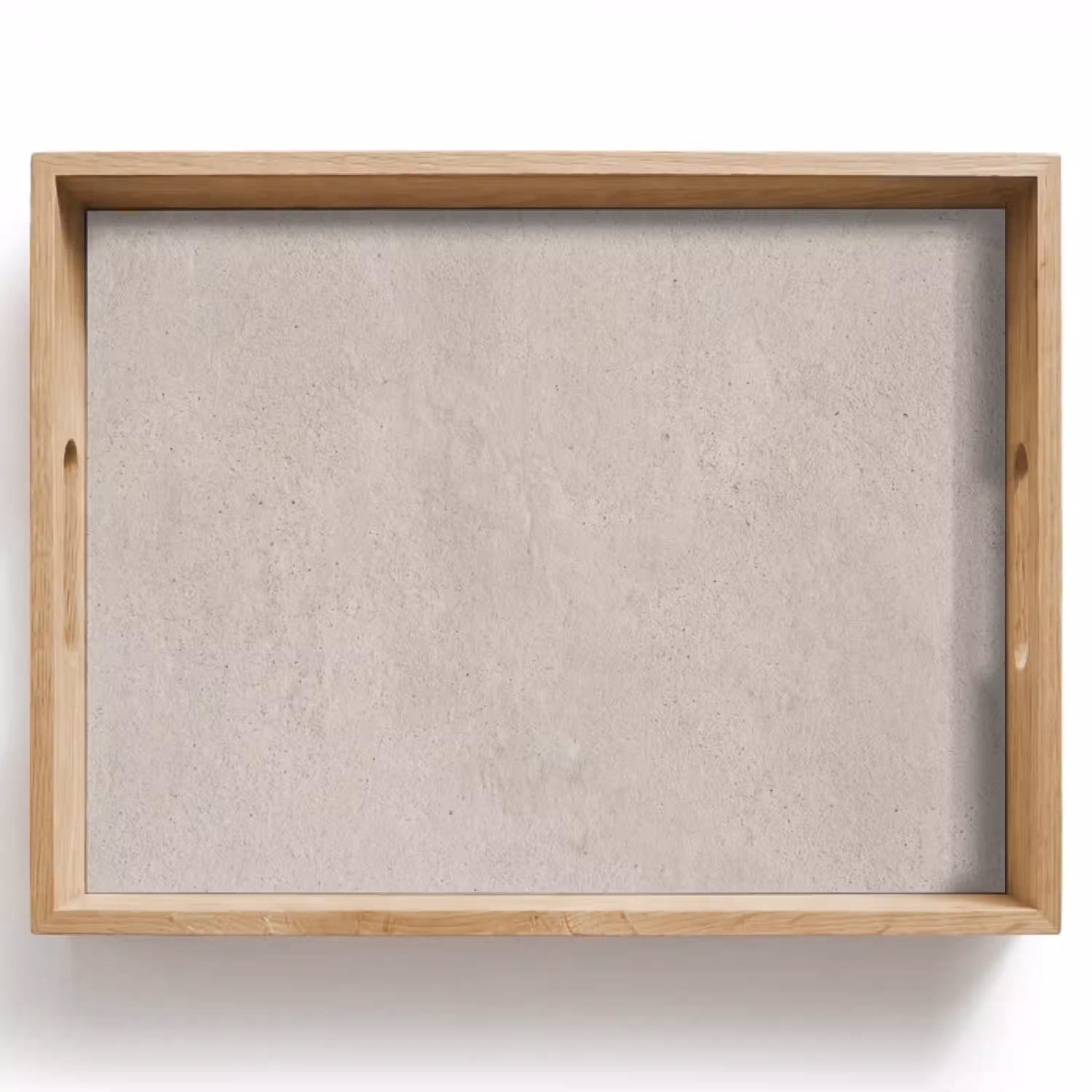Textuur - Effen - Abstract - Beige Dienblad Rechthoek middel -z3d_shopping