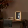 Close-up - Maan - Wit - Textuur Light Box met kabel (Tafellamp) klein -sfeer4