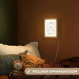 Getallen - Educatief - Leren tellen - Cijfers oefenen voor kinderen - Roze - Eenhoorn - Regenboog Light Box met kabel klein -sfeer5_kind