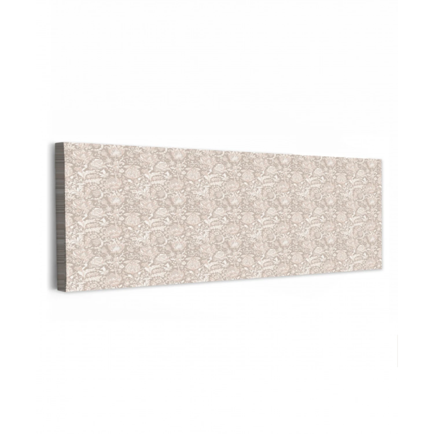 Bloemenprint - Grijs - Crème canvas 2cm klein 828 -z3d