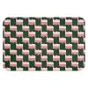 Vlechtpatroon - Groen - Roze - Geometrisch Badmat klein 997 -3d