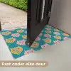 Kattengezichten - Sterren - Turquoise Deurmat klein 898 -USP_NL