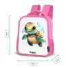 Schildpad - Waterverf - Kleuren - Dieren Kinderrugzak - Roze middel -productfoto_formaten