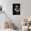Willem van Oranje - Adriaen Thomasz - Goud - Lens tuinposter los doek klein -sfeer8
