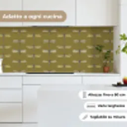 Libellen - Patroon - Groen keuken achterwand 2 middel 871 -sfeer4_IT