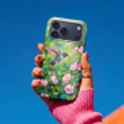 Kolibrie - Bloemen - Natuur - Kleurrijk Toughcase MagSafe Apple iPhone 17 Pro Max klein -Sfeer1V