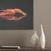 Kreeft - Oranje - Zwart - Opvallend PET vilt klein -sfeer6_closeup