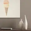 Minimalistisch - Schepijs - Hoorntje - Beige PET vilt klein -sfeer6_closeup