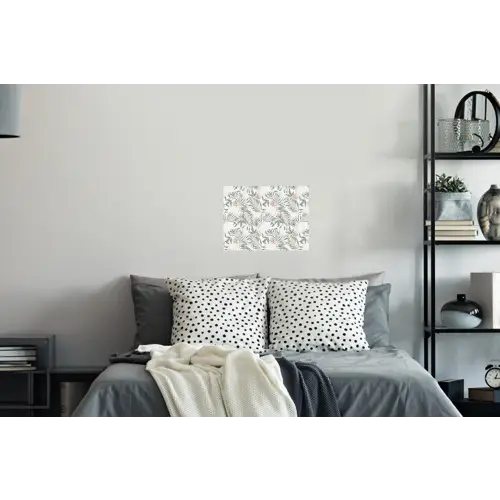 Boho - Jungle - Bloemen - Bladeren Muursticker klein -slaapkamer