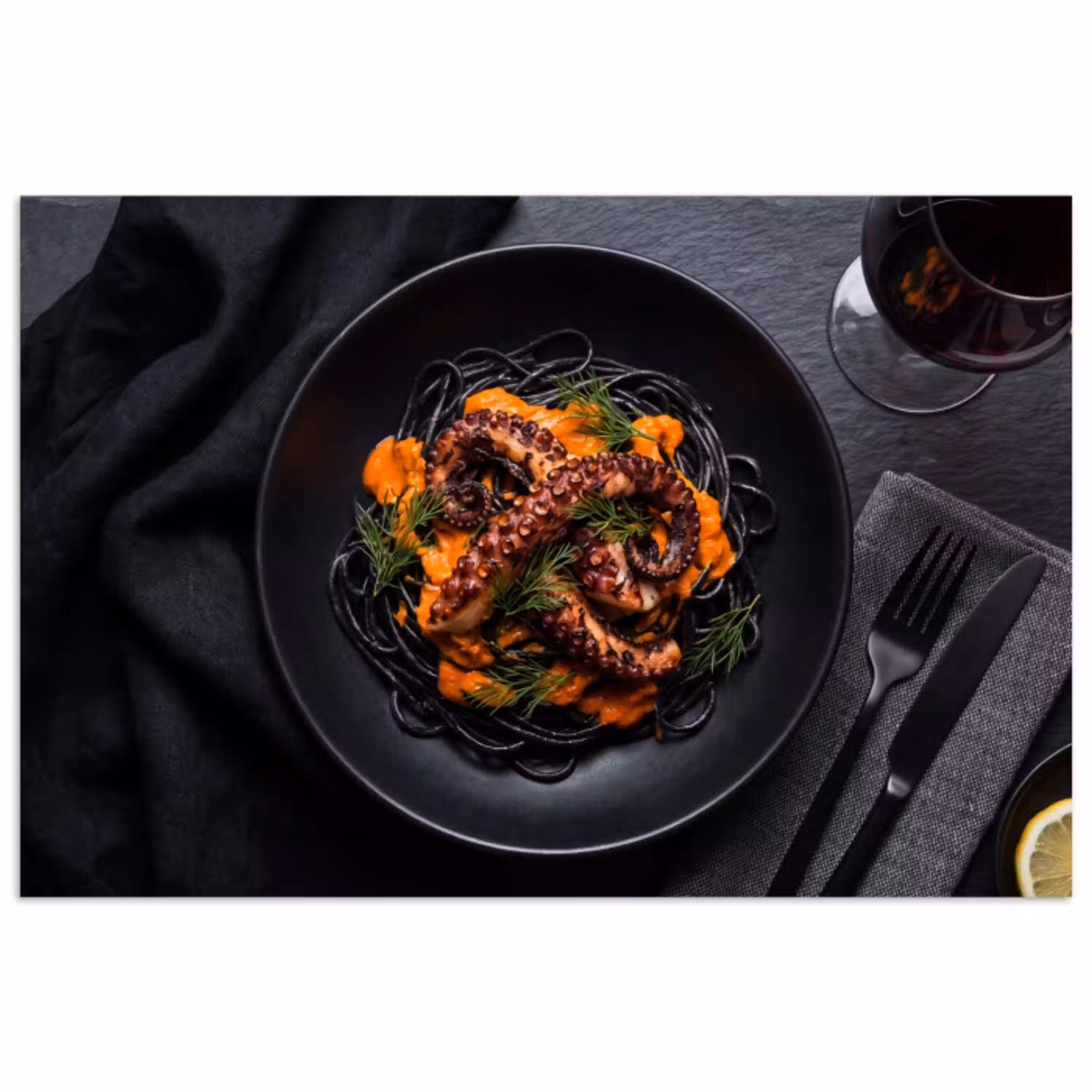 Eten - Octopus - Modern poster papier klein -3d