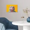 Kameleon - Kauwgom - Kleurrijk poster papier klein -sfeer3