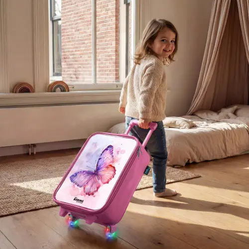 Aquarel aurora Kinderkoffer - Roze klein -sfeer1