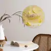 Citroen - Taart - Eten - Geel Wandcirkel kunststof plaat 5mm dik klein -sfeer4