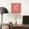 Minimalistisch - Illustratie - Aardbei - Tak aluminium wit klein -sfeer5