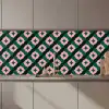 Groen - Roze - Retro - Sterren keuken achterwand 2 middel 871 zz_3dshopping