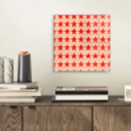 Patroon - Sterren - Rood plexiglas 5mm klein 11 -sfeer1