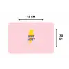 Why not - Bliksem - Roze Placemat vinyl groot -specs