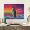 Ijsschots - Pinguïn - Abstract - Lucht PET vilt klein -sfeer1