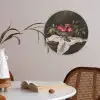 Granaatappels - Klassiek - Vintage Akoestische PET Vilt - Rond klein -sfeer3