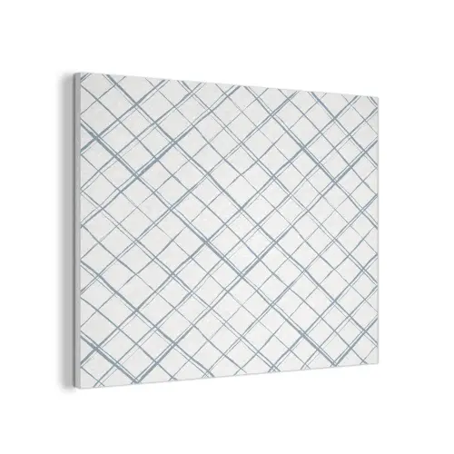 Raster - Blauw - Patroon PET vilt klein 837 -3d