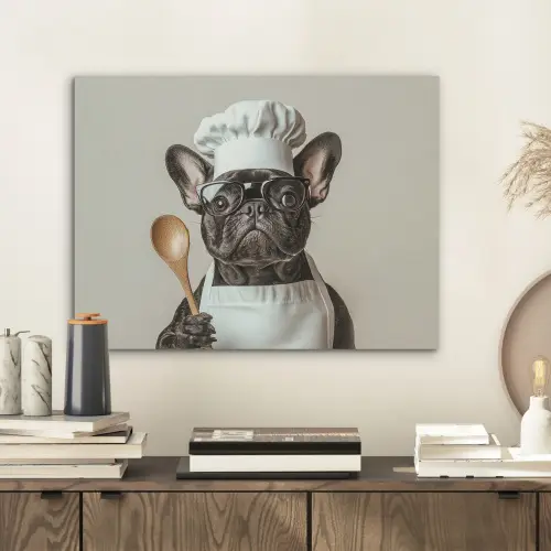 Bril - Hond - Kok PET vilt klein -sfeer1