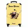 Escar-Go - Geel NBS - Handbagage koffer - Kinderen Unisex middel -productfoto_recht