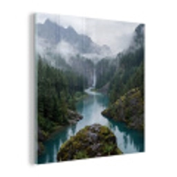 Waterval - Bomen - Bergen plexiglas 5mm klein -z3d