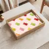 Kleur - Snoep - Roze Dienblad Rechthoek middel -sfeer1