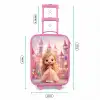 Prinses - Roze - Kasteel Kinderkoffer - Roze klein -productfoto_formaten