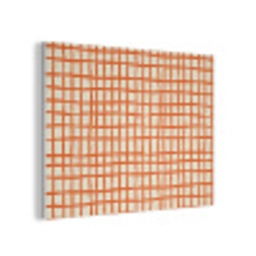 Patroon - Lijnen - Oranje PET vilt klein 837 -3d