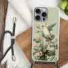 Gele kuifkaketoe - paradijsvogelbloemen - Groen Hoesje iPhone 16 Pro Max met koord klein -sfeer4