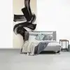 Strepen - Zwart - Abstract fotobehang vinyl groot -slaapkamer