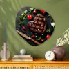 Steak - Hart - Bestek Wandcirkel Organisch Plexiglas middel -sfeer2