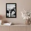 Vrouw - Paard - Artistiek fotolijst zwart zonder passe partout klein -sfeer5