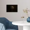Donkerbruin - Bloem - Textuur - Artisjok poster papier klein -sfeer3