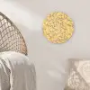 Bloemen - Motief - Geel Wandcirkel kunststof plaat 5mm dik klein 188 -sfeer5