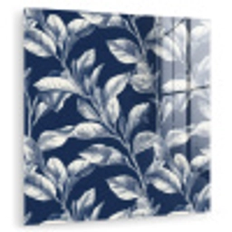 Botanisch - Patroon - Blauw plexiglas 5mm klein 11 -zzzproduct_nieuw
