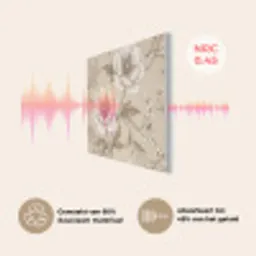 Bloemen - Patroon - Beige PET vilt klein -USP_NL