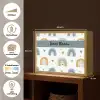 Patroon - Blauw - Regenboog - Hartjes Light Box met batterij (Wandlamp kind) middel -USP_websiteoverzichtNL