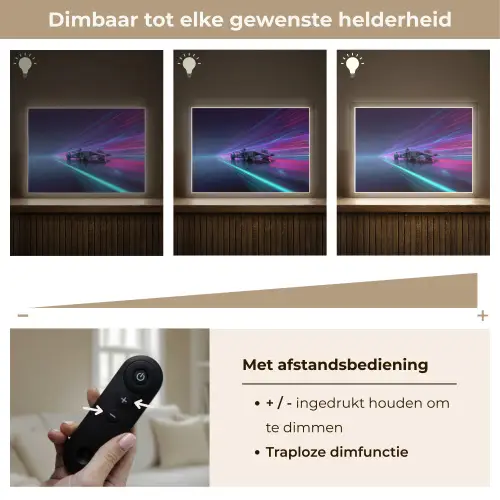 Racewagen - Neon - Snelheid - Paars Light Box met batterij (Wandlamp kind) middel -USP_dimbaarNL