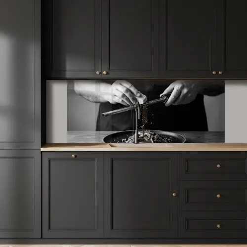Kaas - Pasta - Rasp keuken achterwand 2 middel -sfeer1